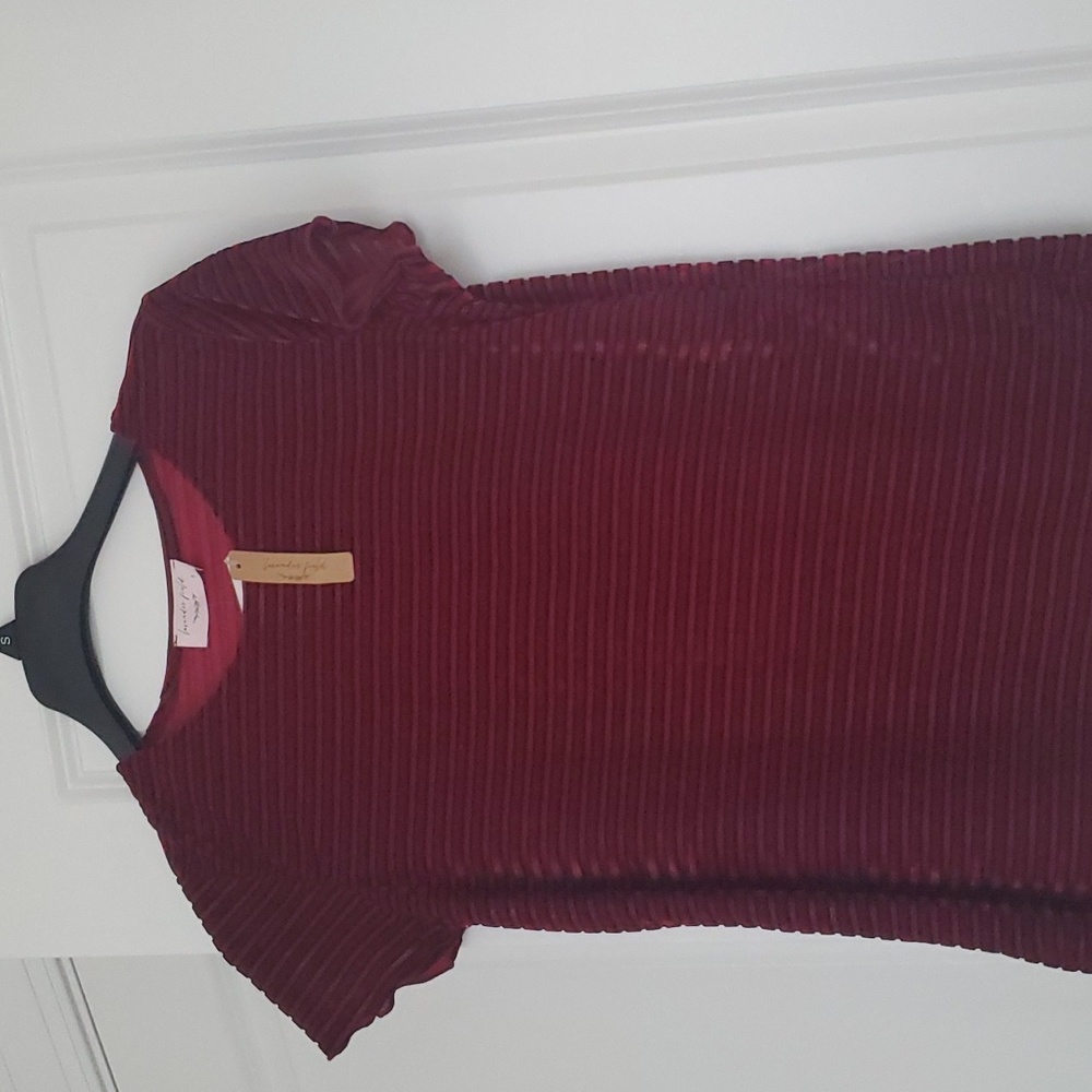 Velvet strip shirt